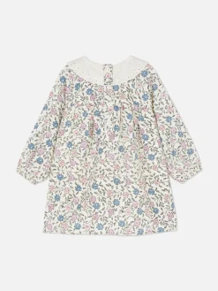 Kleider Und Röcke|Primark Kleid Mit Kragen Und Blumenmuster Multi