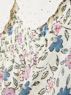 Kleider Und Röcke|Primark Kleid Mit Kragen Und Blumenmuster Multi