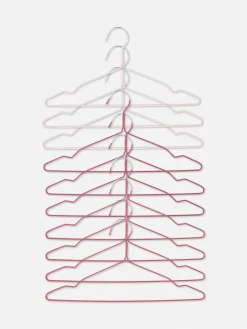 Wandaufbewahrung Und Hängelösungen|Primark Kleiderhaken Aus Beschichtetem Metall, 10er-Pack Rosa