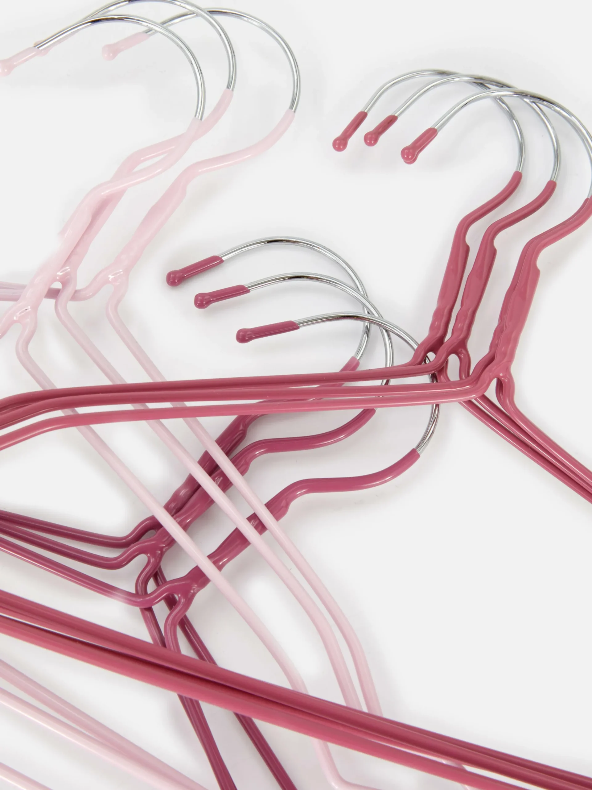 Wandaufbewahrung Und Hängelösungen|Primark Kleiderhaken Aus Beschichtetem Metall, 10er-Pack Rosa