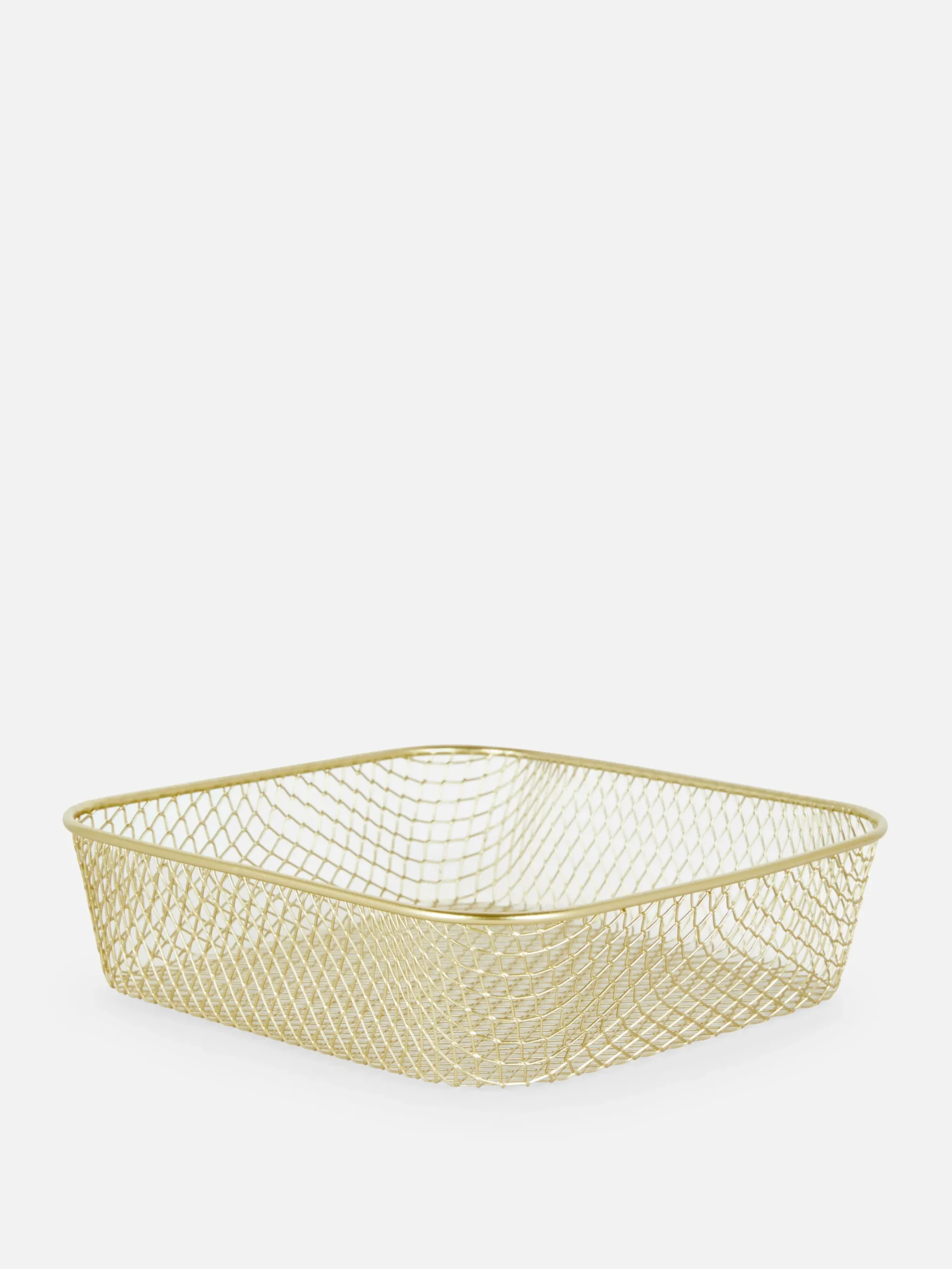 Aufbewahrungsboxen Und Körbe|Primark Kleiner Drahtkorb Gold