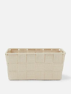 Aufbewahrungsboxen Und Körbe|Primark Kleiner, Geflochtener Korb Cremefarben