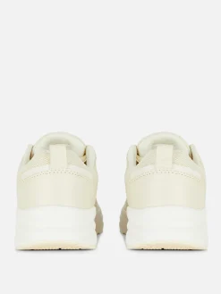 Sneakers|Primark Klobige Low-Top-Sneaker Mit Einsätzen Naturfarben
