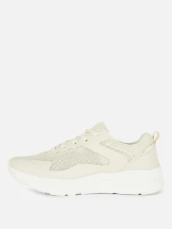 Sneakers|Primark Klobige Low-Top-Sneaker Mit Einsätzen Naturfarben
