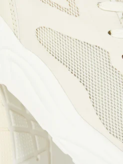 Sneakers|Primark Klobige Low-Top-Sneaker Mit Einsätzen Naturfarben