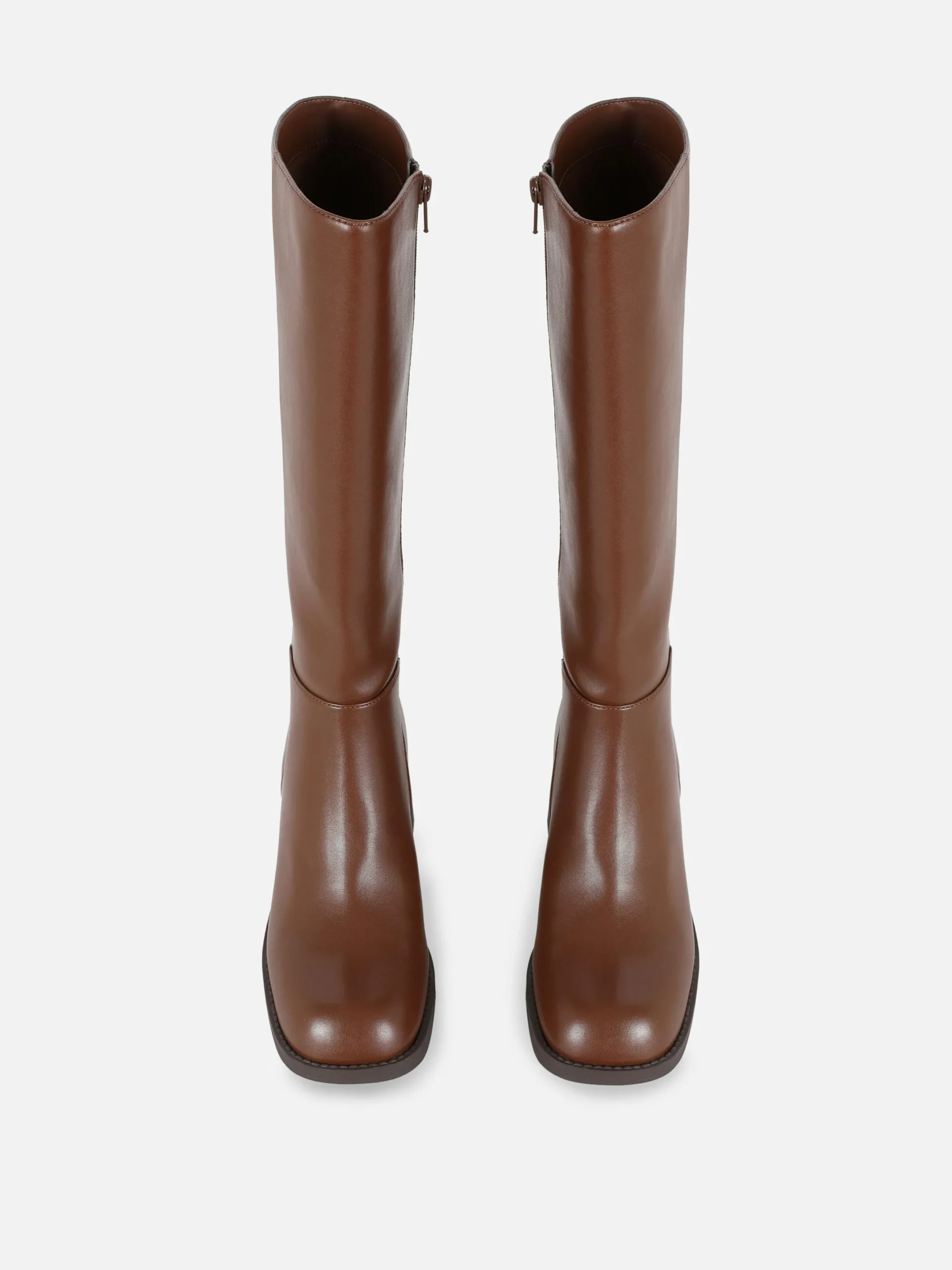 Stiefel|Primark Kniehohe Stiefel Mit Absatz Braun