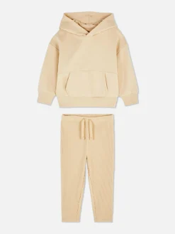 Sets Und Outfits|Primark Kombiset Aus Hoodie Und Leggings Steinfarben