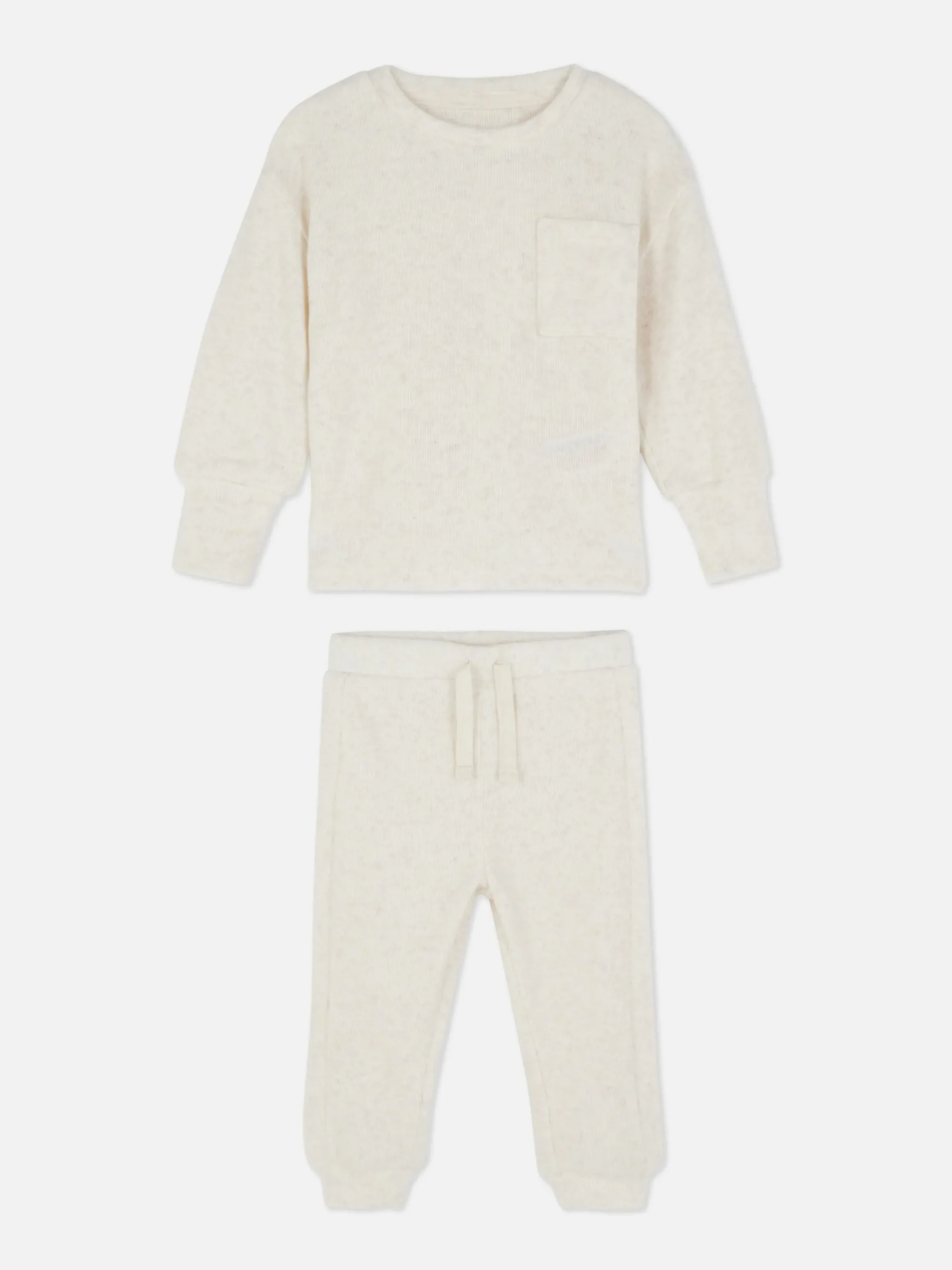 Sets Und Outfits|Primark Kombi-Set Aus Jogginghose Und Sweatshirt Hellbeige