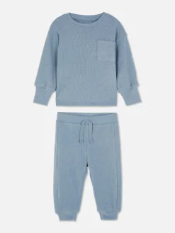 Sets Und Outfits|Primark Kombi-Set Aus Jogginghose Und Sweatshirt Blau