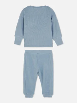 Sets Und Outfits|Primark Kombi-Set Aus Jogginghose Und Sweatshirt Blau