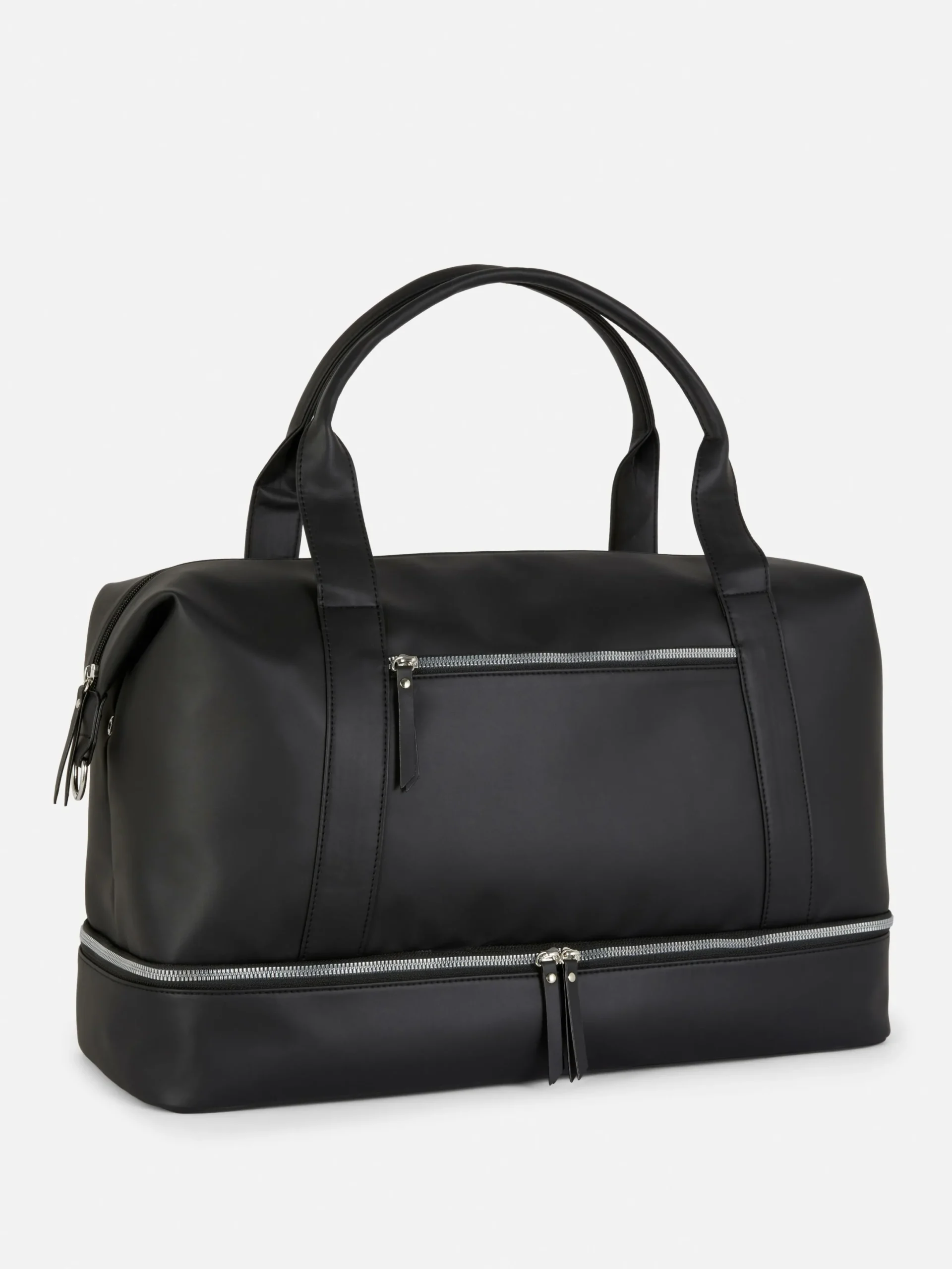 Taschen Und Portemonnaies|Primark Kunstleder-Reisetasche Schwarz