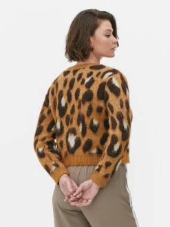 Pullover Und Cardigans|Primark Kurzer Cardigan Mit Leopardenmuster Multi