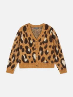 Pullover Und Cardigans|Primark Kurzer Cardigan Mit Leopardenmuster Multi