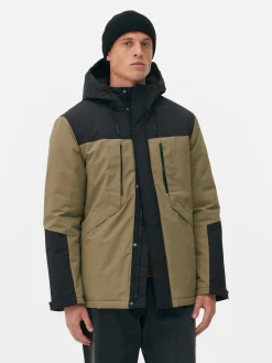 Jacken Und Mäntel|Primark Kurzer Mantel In Blockfarben Braun