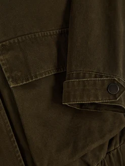 Jacken Und Mäntel|Primark Kurzer Parka Khakifarben