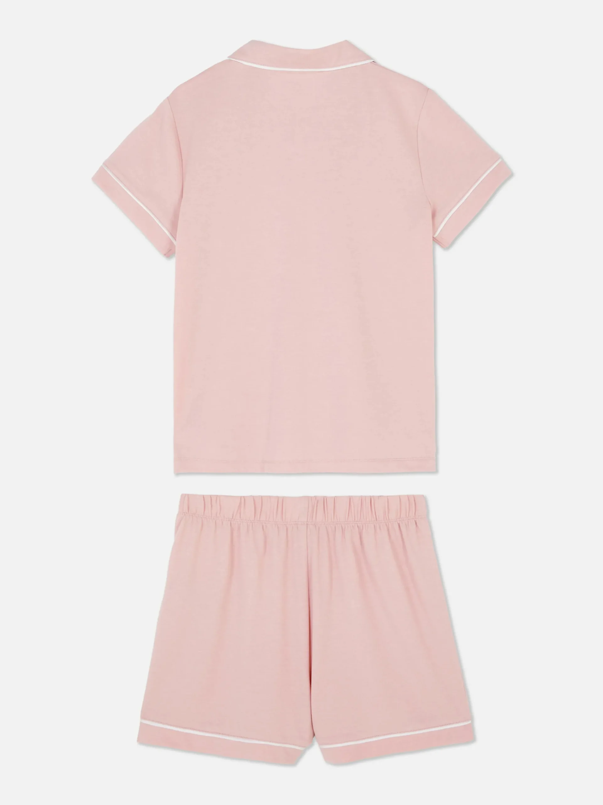 Schlafanzüge Und Nachtwäsche|Primark Kurzer Schlafanzug Mit Knopfleiste Rosa