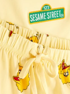 Schlafanzüge|Primark Kurzer „Sesamstraße“ Schlafanzug Gelb