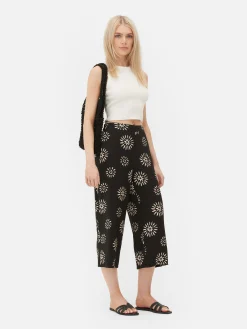 Tops Und T-Shirts|Primark Kurzes, Geripptes Trägertop Elfenbeinfarben