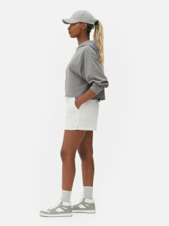 Hoodies Und Sweatshirts|Primark Kurzes Hoodie Mit Geradem Schnitt Dunkelgrau