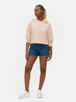 Hoodies Und Sweatshirts|Primark Kurzes Hoodie Mit Geradem Schnitt Hellrosa
