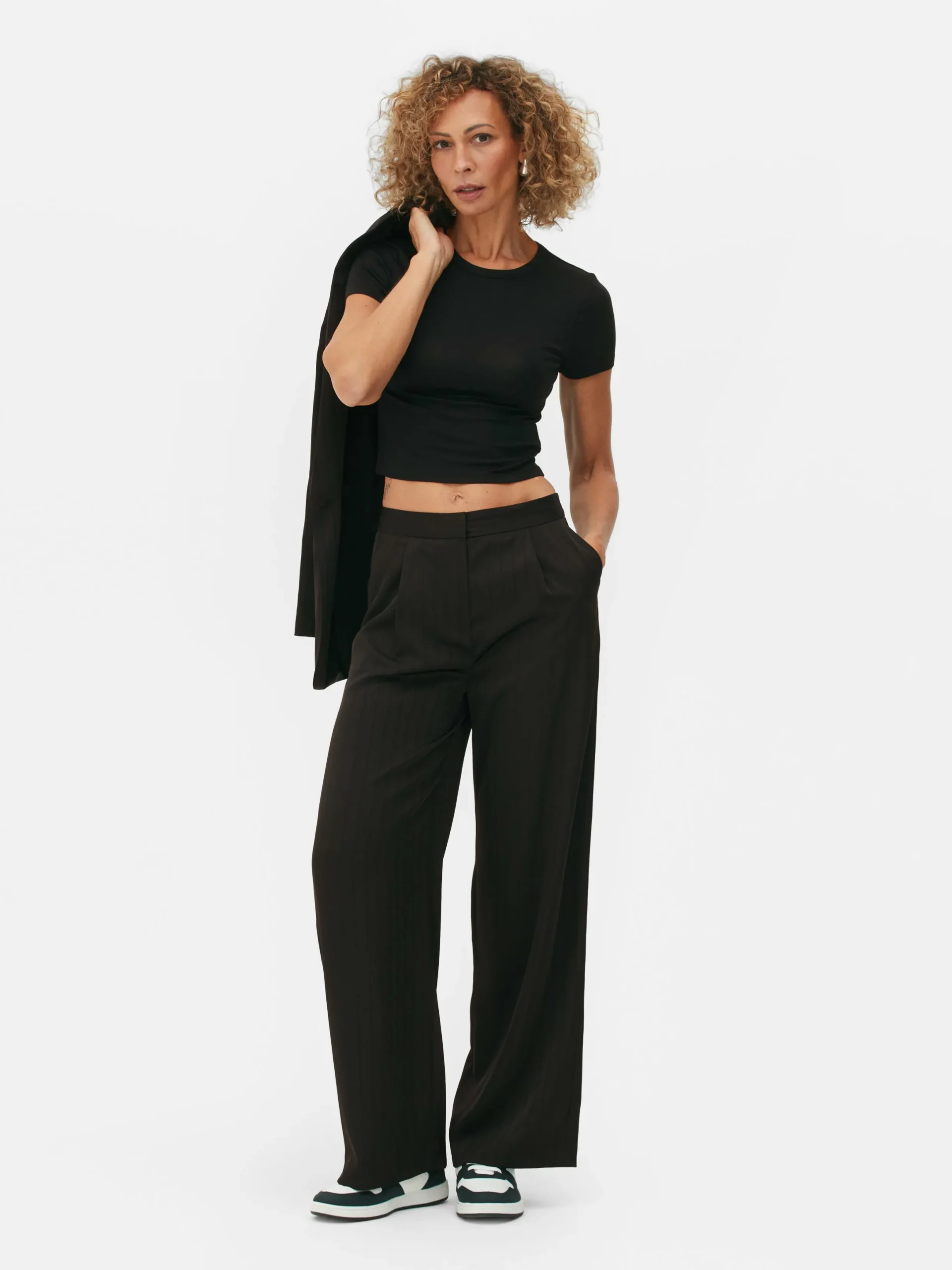 Tops Und T-Shirts|Primark Kurzes T-Shirt Schwarz
