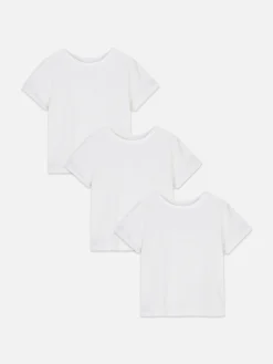 Unterwäsche|Primark Kurzärmelige T-Shirts, 3er-Pack Weiß
