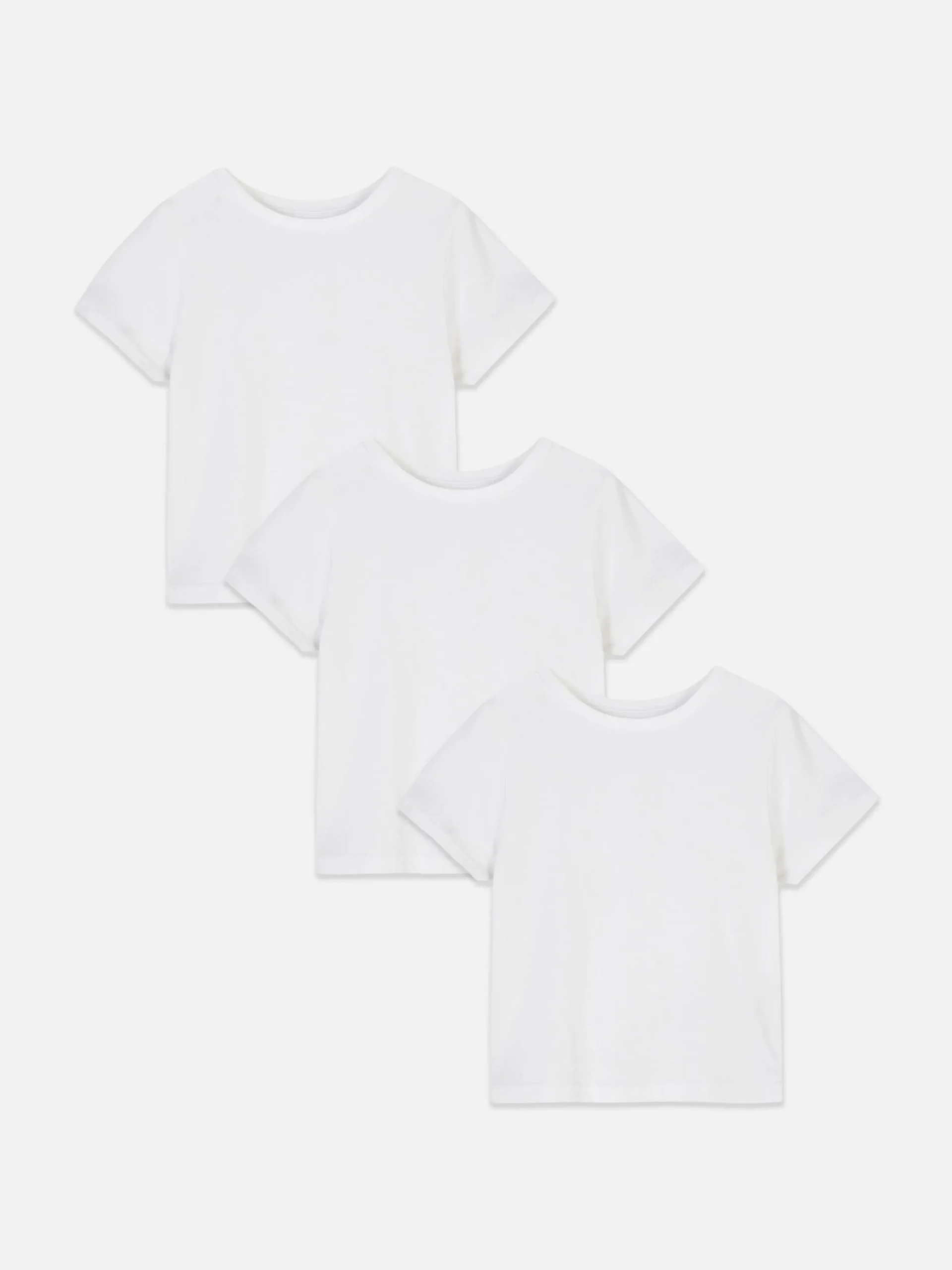 Unterwäsche|Primark Kurzärmelige T-Shirts, 3er-Pack Weiß