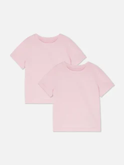 Tops Und T-Shirts|Primark Kurzärmelige T-Shirts, 2er-Pack Rosa