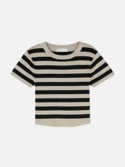 Pullover Und Cardigans|Primark Kurzärmeliger, Bauchfreier Pullover Naturfarben