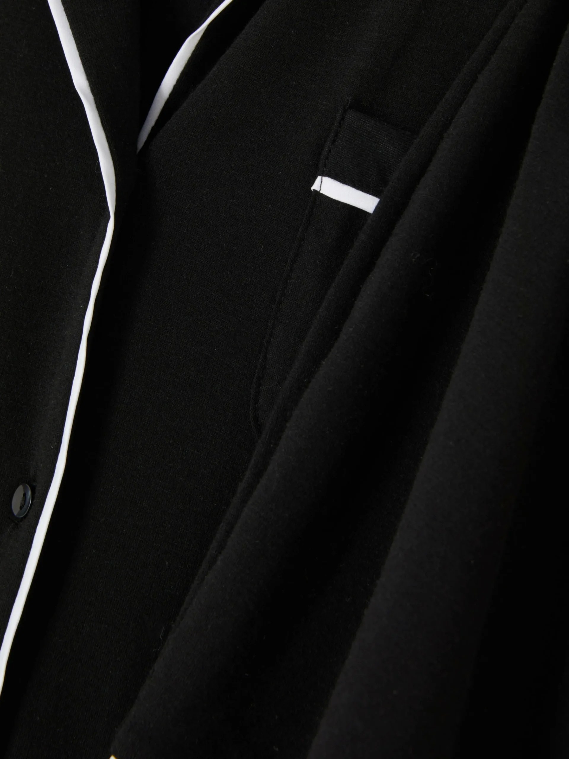 Schlafanzüge|Primark Kurzärmeliger Jersey-Schlafanzug Schwarz