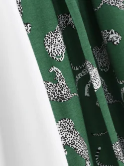 Schlafanzüge|Primark Kurzärmeliger Jersey-Schlafanzug Mit Print Grün