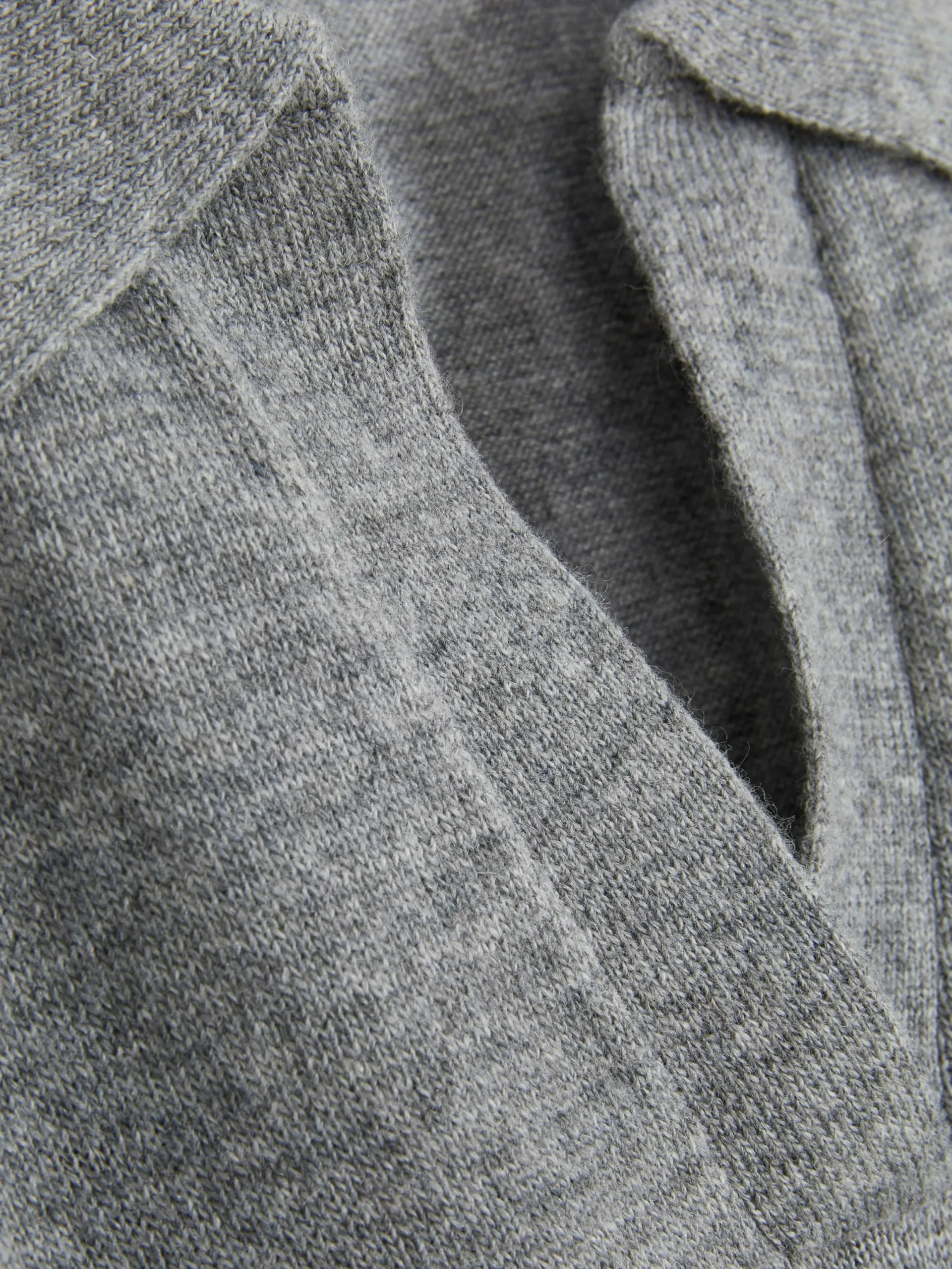 Pullover Und Cardigans|Primark Kurzärmeliges Feinstricktop Mit Kragen Grau
