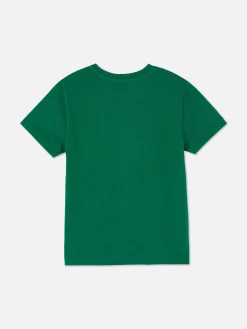 Tops Und T-Shirts|Primark Kurzärmeliges Grafik-T-Shirt Grün