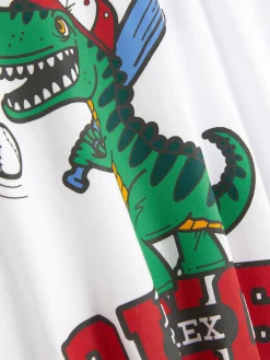 Tops Und T-Shirts|Primark Kurzärmeliges Grafik-T-Shirt Weiß