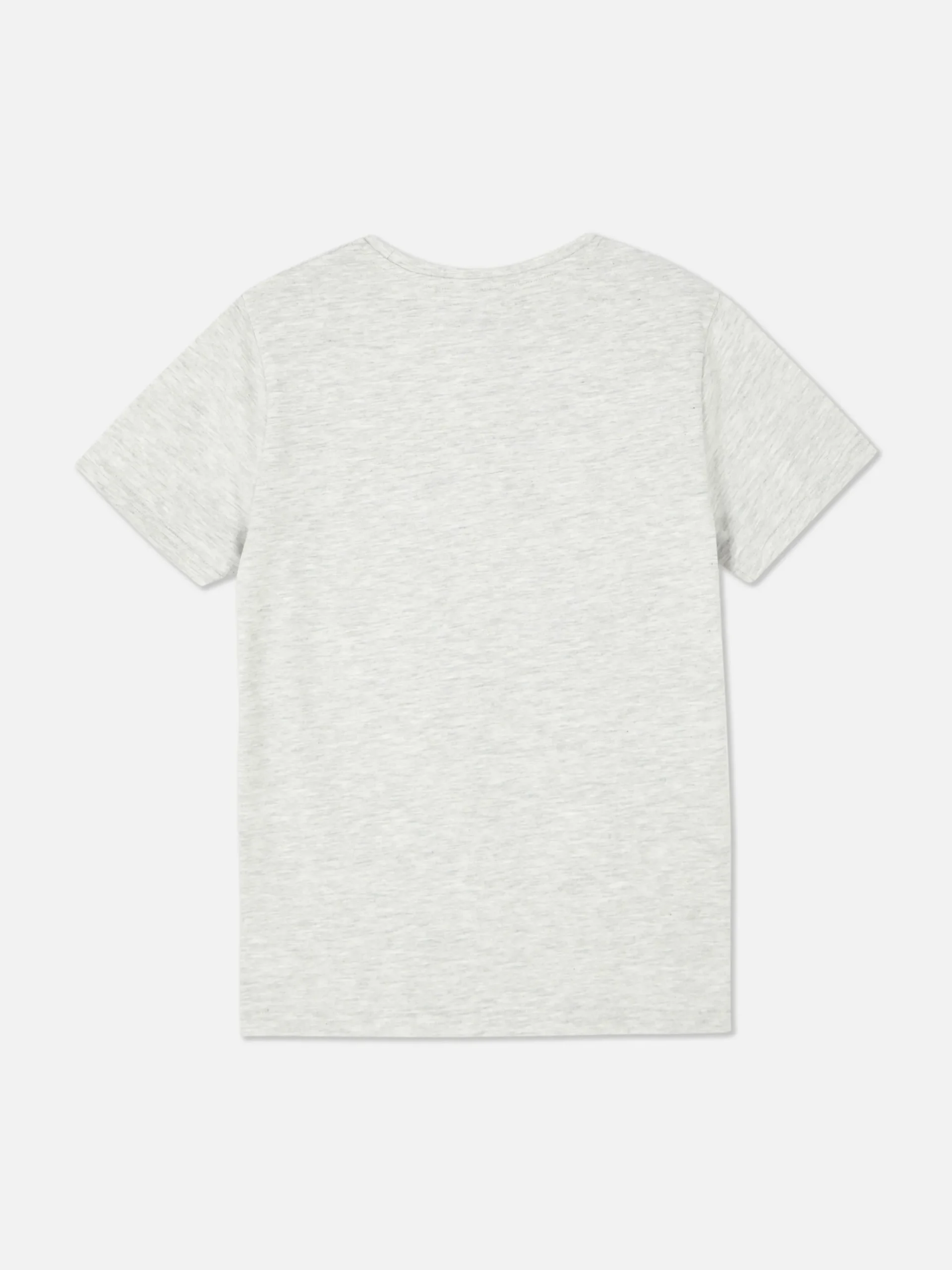 Tops Und T-Shirts|Primark Kurzärmeliges Grafik-T-Shirt Grau meliert