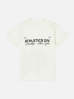 Tops Und T-Shirts|Primark Kurzärmeliges Sport-T-Shirt Mit Grafik Weiß