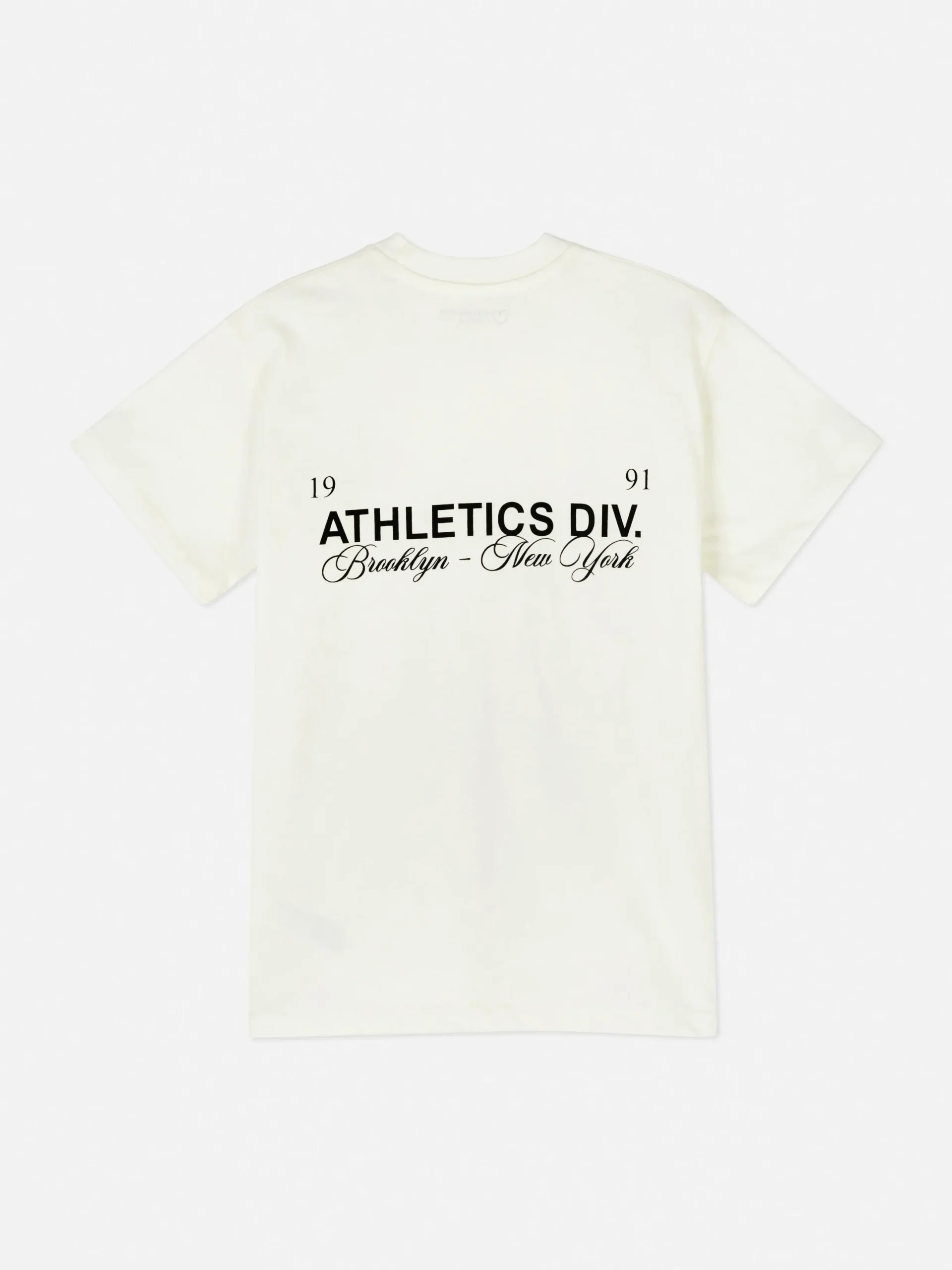 Tops Und T-Shirts|Primark Kurzärmeliges Sport-T-Shirt Mit Grafik Weiß