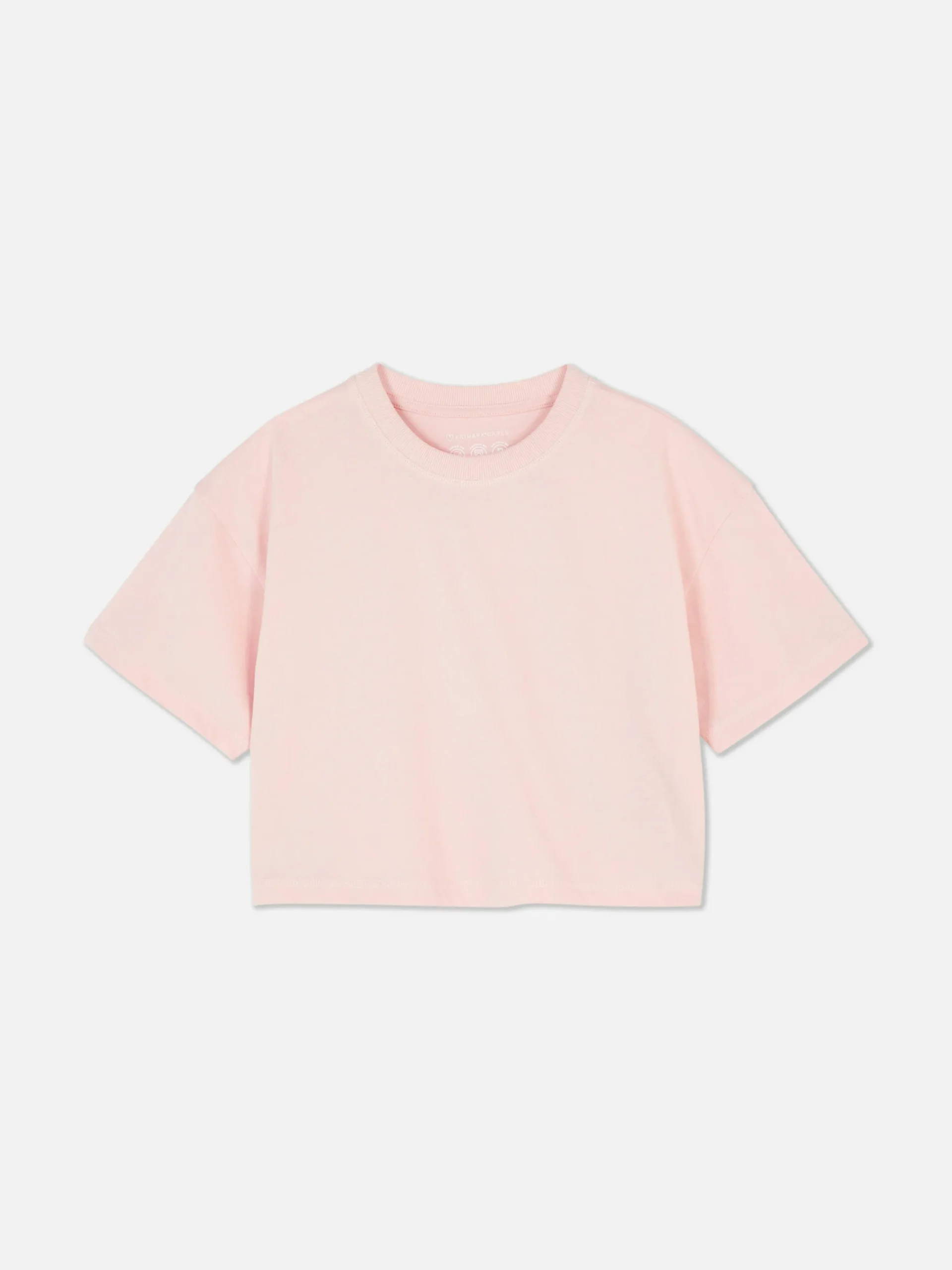 Tops Und T-Shirts|Primark Kurzärmeliges T-Shirt Mit Rundhalsausschnitt Rosa
