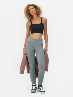 Tops Und T-Shirts|Primark Kurz-Top Mit Rippenstruktur Schwarz