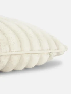 Kissen Und Bezüge|Primark Kuscheliges, Geripptes Kissen, 2er-Pack Cremefarben