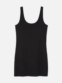 Tops Und T-Shirts|Primark Lang Geschnittenes Basic-Trägertop Schwarz