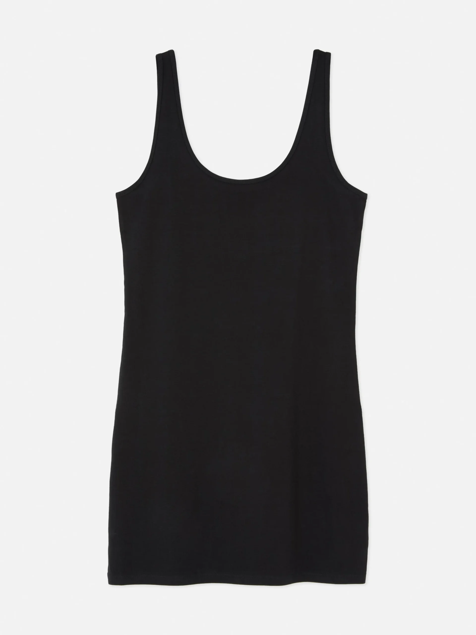 Tops Und T-Shirts|Primark Lang Geschnittenes Basic-Trägertop Schwarz