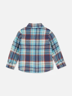 Tops Und T-Shirts|Primark Langarmhemd Mit Karomuster Blau