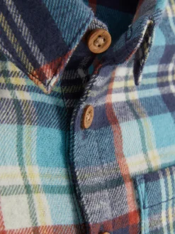 Tops Und T-Shirts|Primark Langarmhemd Mit Karomuster Blau