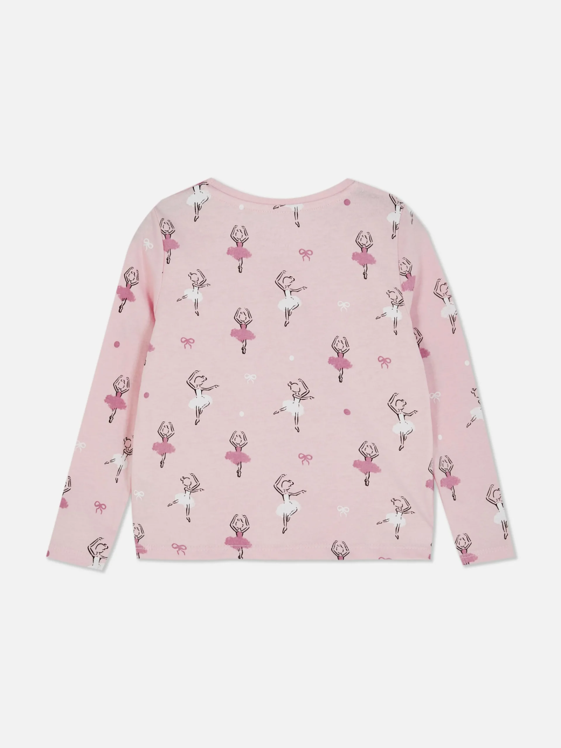 Tops Und T-Shirts|Primark Langarmshirt Mit Ballettgrafik Rosa