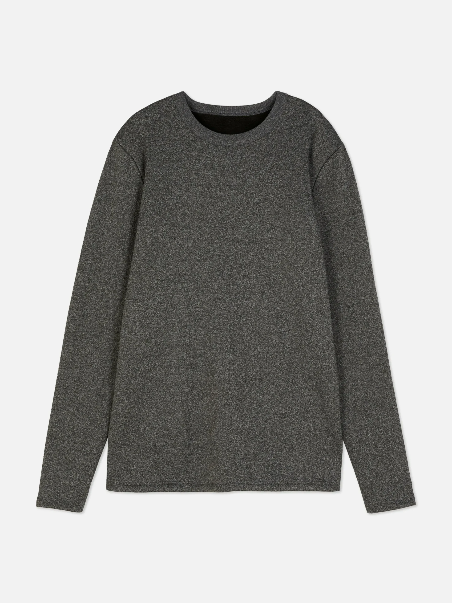 Sportbekleidung|Tops Und T-Shirts|Primark Langarmtop Mit Fleecefutter Grau