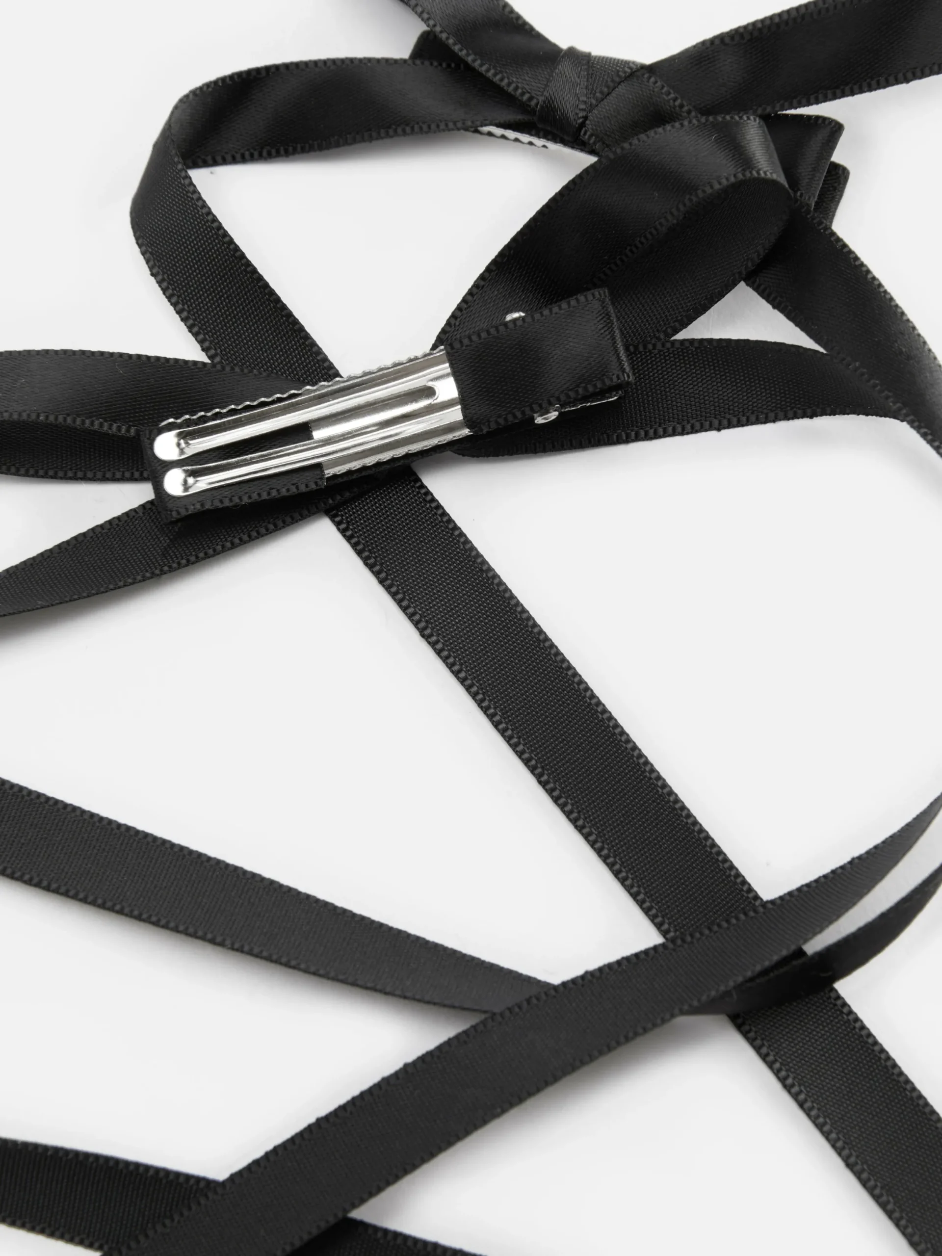 Haarschmuck|Primark Lange Haarspangen Mit Schleife, 2er-Pack Schwarz