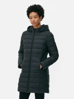 Jacken Und Mäntel|Primark Lange, Leichte Pufferjacke Schwarz