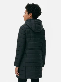 Jacken Und Mäntel|Primark Lange, Leichte Pufferjacke Schwarz