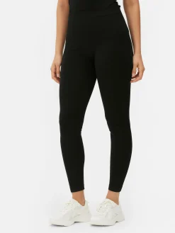 Fitnesskleidung Und Activewear|Primark Lange, Nahtlose Performance-Leggings Schwarz